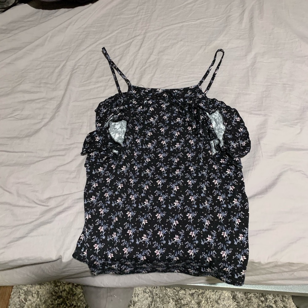 black halter tank